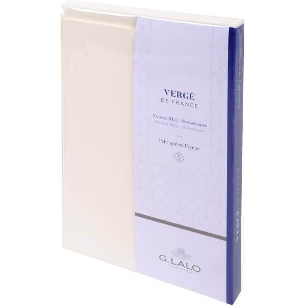 Karten & Umschläge Verge C6 VE=10 Stück weiß-0