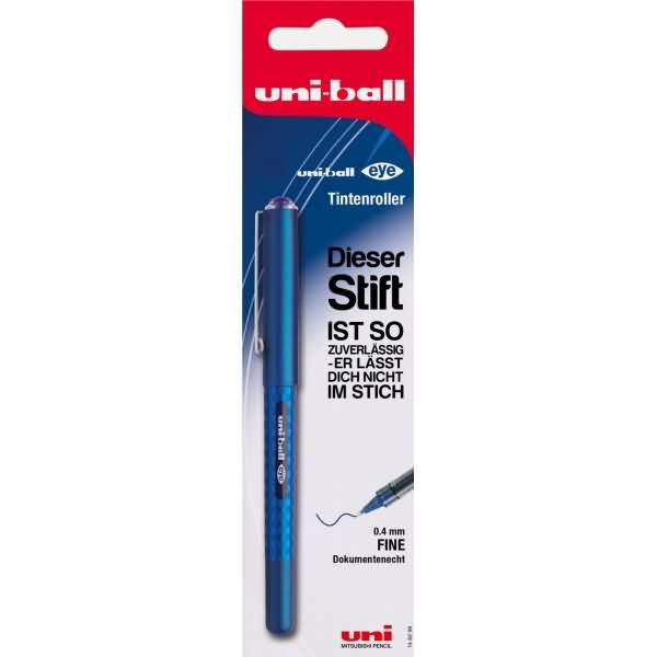Tintenroller Eye Design 0,4mm blau Blisterkarte-0