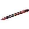 Fasermaler Uni Posca PC-3M 0,9-1,3mm Glitter rot
