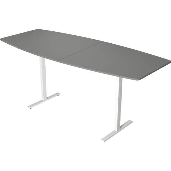 Konferenztisch Move 3 250x100cm höhenverstellbar bis 120cm grafit