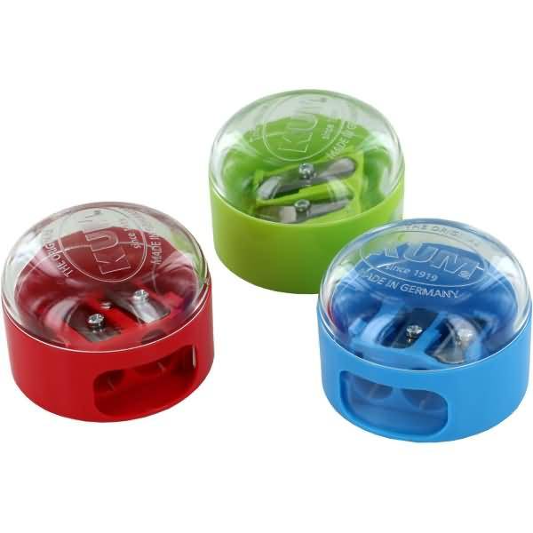 Doppelspitzdose 208 K2 Pop Kunststoff farbig sortiert Blister-0