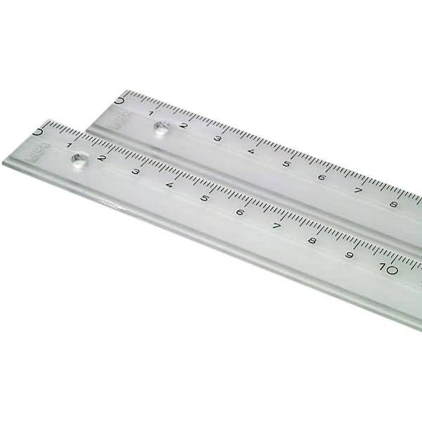 Lineal L1 15cm glasklar