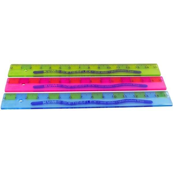 Lineal L1 Softie Flex 15cm farbig sortiert