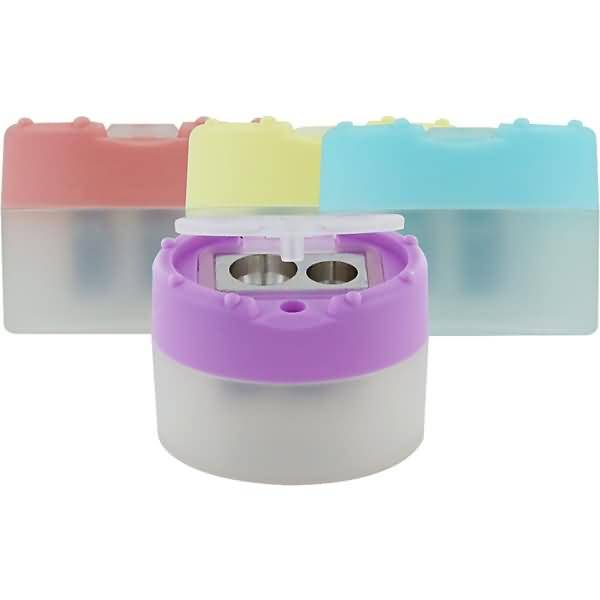 Doppelspitzdose Click-Snap M2 Pastell farbig sortiert-0
