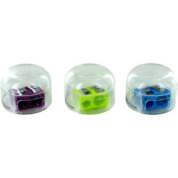 Doppelspitzdose 208 K2 Blue Ocean Biokunststoff farbig sortiert