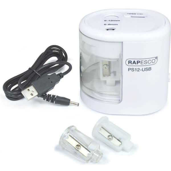 Anspitzer PS12-USB elektrisch weiß-0