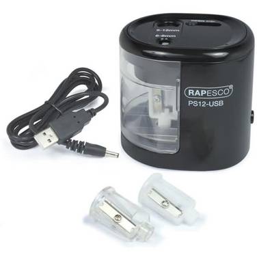 Anspitzer PS12-USB elektrisch schwarz