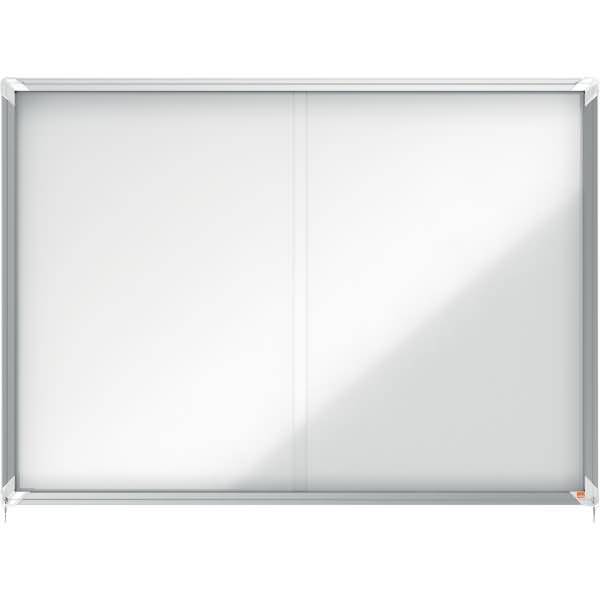 Schaukasten 135,2x96,7x6,3cm 18xDIN A4 silber-1