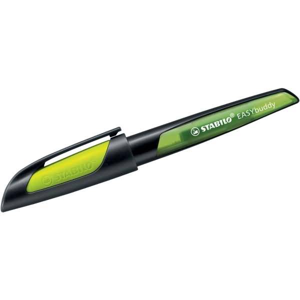 Schulfüller Easybuddy Feder A schwarz/limette-1