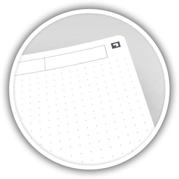 Kollegblock Office Essential B5 Softcover 90g/qm 90 Blatt punktkariert-1