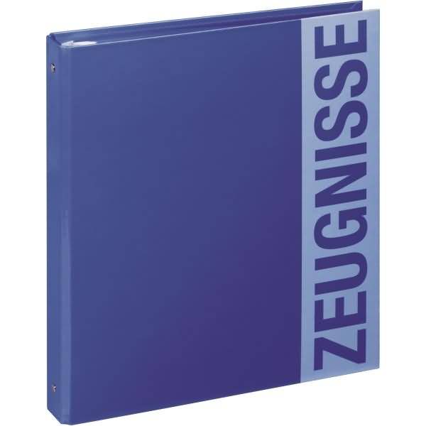 Zeugnisringbuch A4 4 Ringe 20 Hüllen farbig sortiert-1