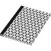 Notizbuch 'black & white Flowers' A5 dotted 96 Blatt