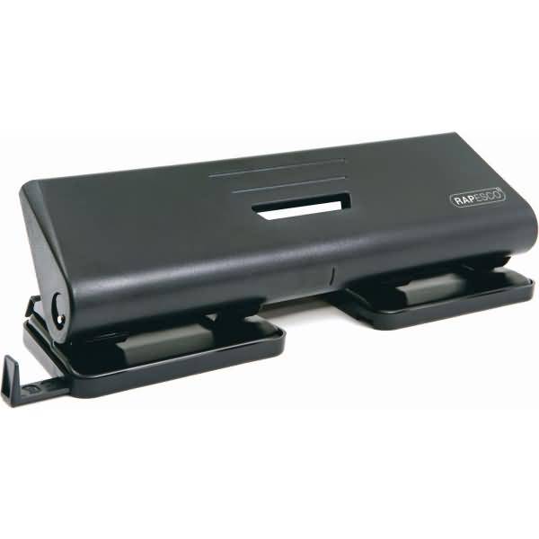 Locher 75-P 4-fach 16 Blatt schwarz-0