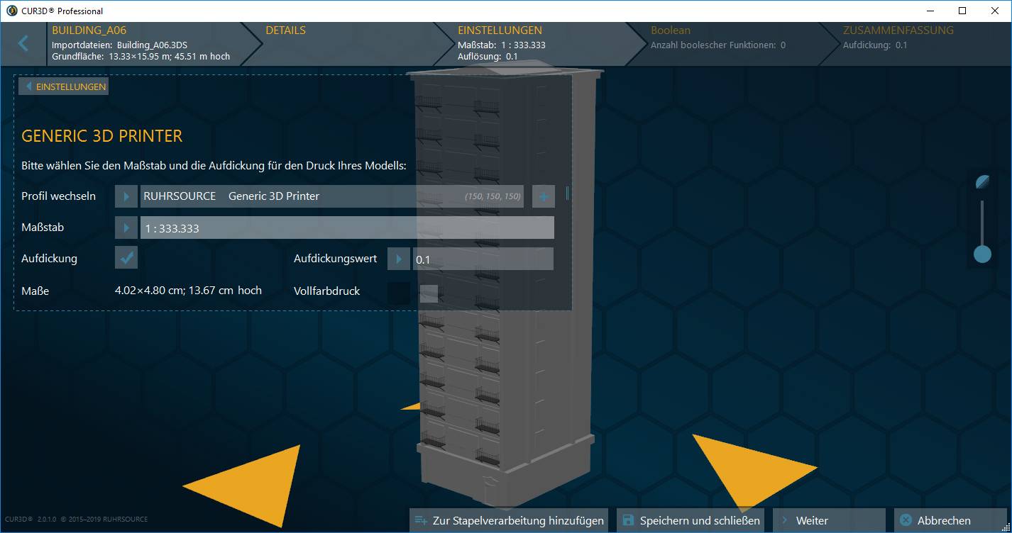 CUR3D Professional - Lifetime Lizenz-3