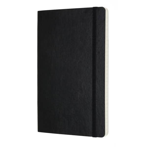 Professionelles Notizbuch Large A5 Softcover 96 Blatt schwarz-1