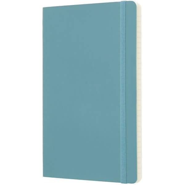 Notizbuch Large A5 liniert Softcover riffblau-1