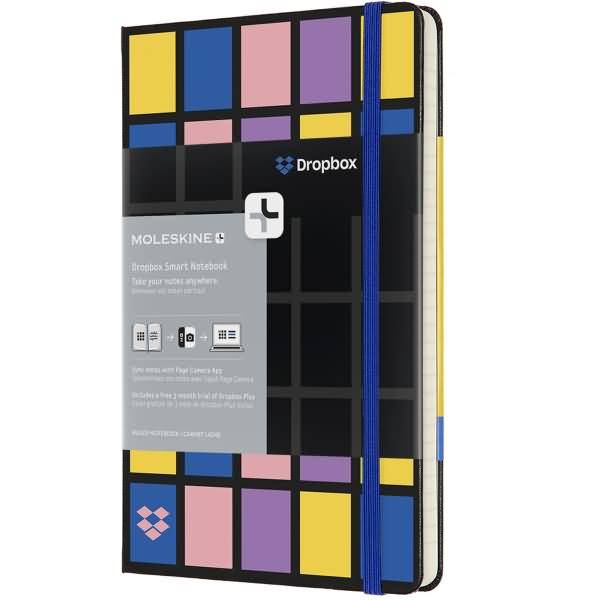 Notizbuch Smart Dropbox Connected Large A5 liniert Hardcover schwarz-0