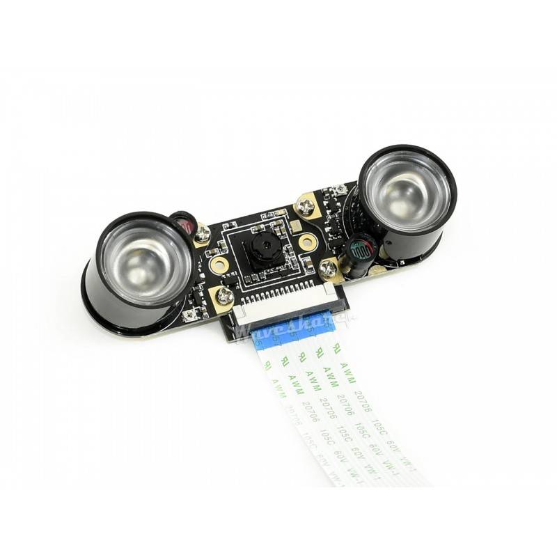 Waveshare IMX219-77IR Camera, 77° FOV, Infrared, Applicable for Jetson Nano-2