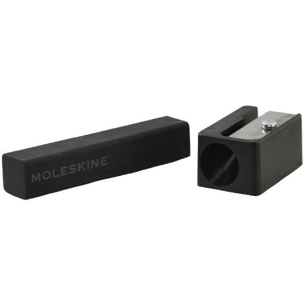 Anspitzer-Radierer-Set schwarz-0