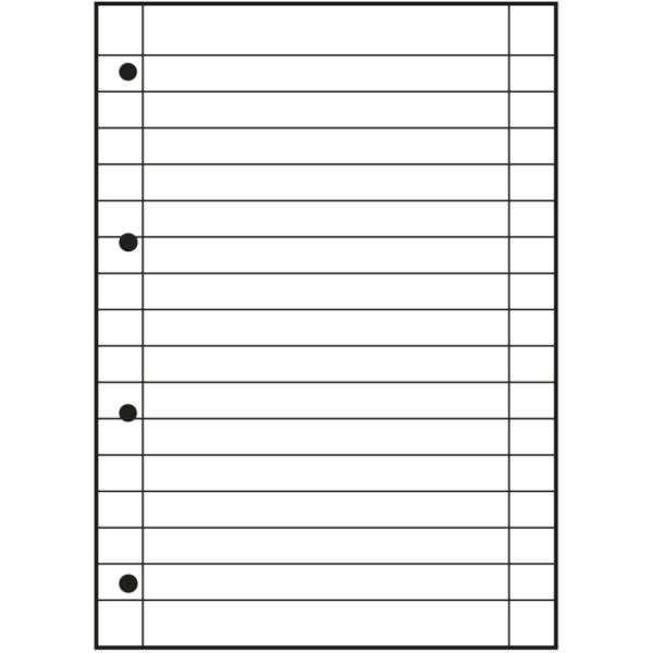 Ringbucheinlagen A4 90g/qm 50 Blatt Lineatur 27 Scribzee kompatibel-1