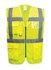 Portwest Netz Warnschutzweste Madrid Executive Farbe: Gelb, Gr.: XL