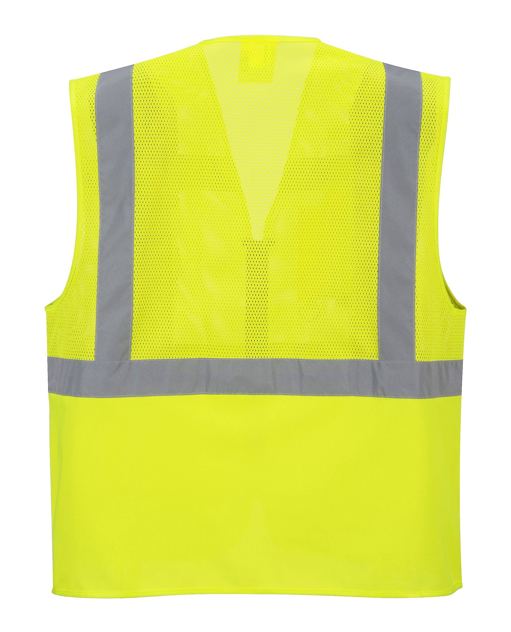 Portwest Netz Warnschutzweste Madrid Executive Farbe: Gelb, Gr.: XL-1