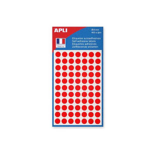 APLI Markierungspunkte, Durchmesser: 8 mm, rund, rot