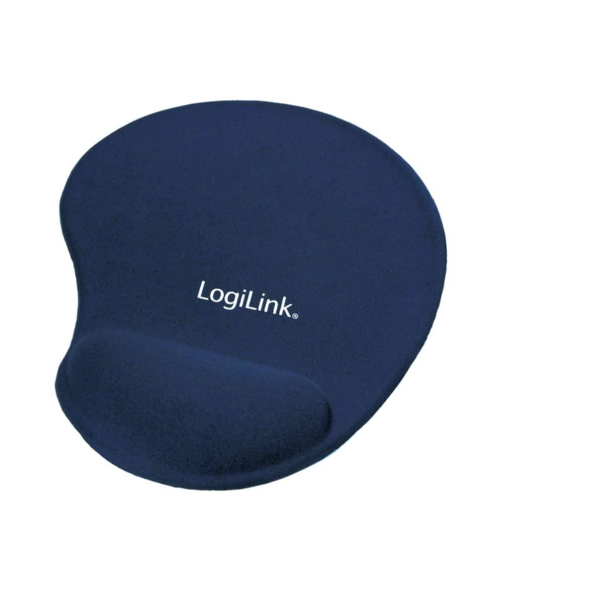 LogiLink Gel Handgelenkauflage mit Maus Pad, blau-2