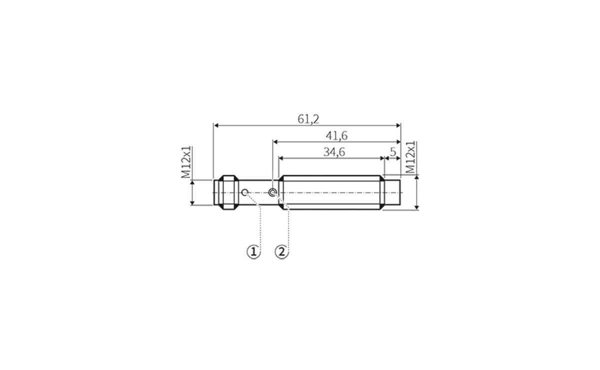 Kapazitiver Sensor M12 - M12x1 - AC005 - autosen-1