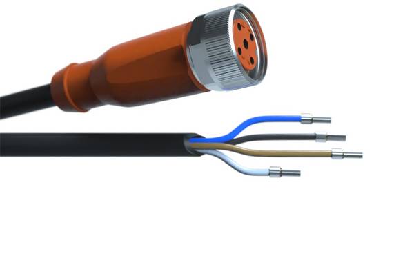 Sensorleitung M12 4P PVC 10m IP67 - 10 m - PVC-Kabel - AA039 - autosen