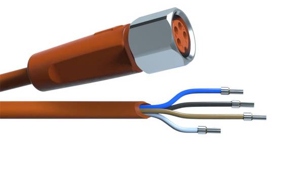 Sensorleitung M8 4P PVC 5m IP69K - 5 m - PVC-Kabel - AA014 - autosen