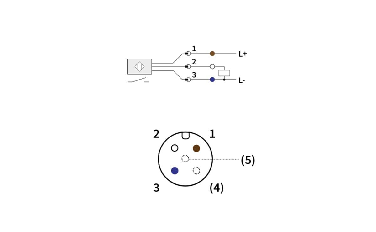 Induktiver Sensor M18 8 mm IP69k - M18x1 - AI026 - autosen-1