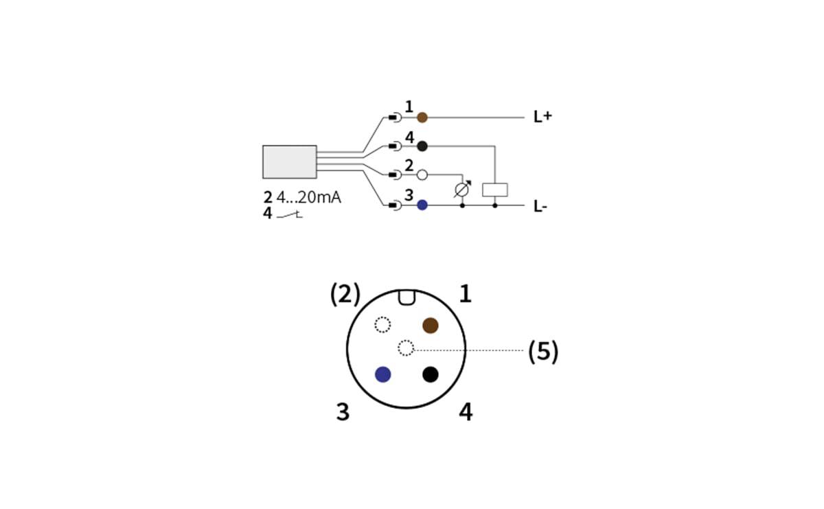 Vibrationssensor 0-25mm/s 1-1000Hz einstellbar ISO10816 - M12,Kontakte vergoldet,4-Polig - AV002 - autosen-2