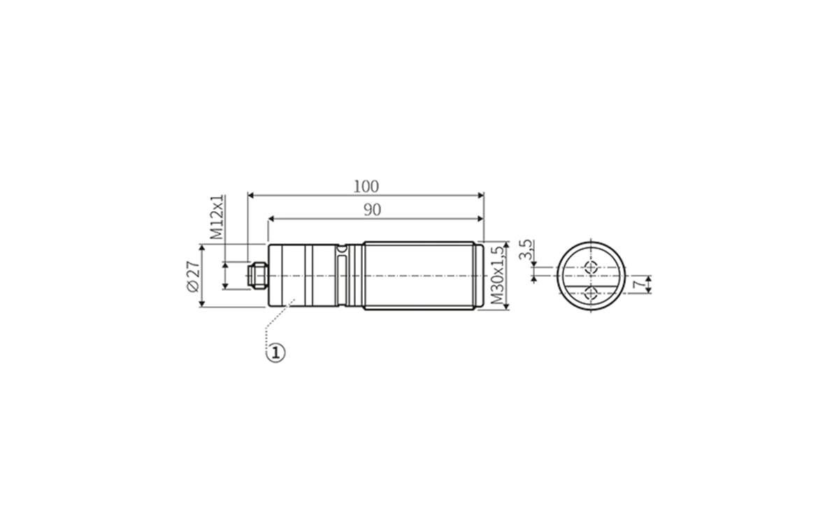 Laser Distanzsensor M30x1,5 - AL003 - autosen-1