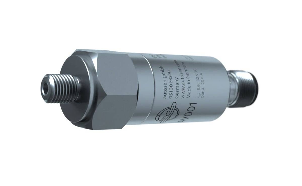 Vibrationssensor 0-25mm/s 1-1000Hz ISO10816 - M12,Kontakte vergoldet - AV001 - autosen-0