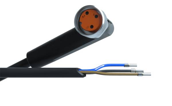 Sensorleitung M8 3P PUR 2m IP69K - 2 m - PUR-Kabel - AA003 - autosen