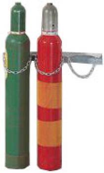 Gasflaschenwandhalter Ø 140mm - "Typ WH" - BxTxH 575 x 130 x 60 mm - Werkstoff Stahl-0
