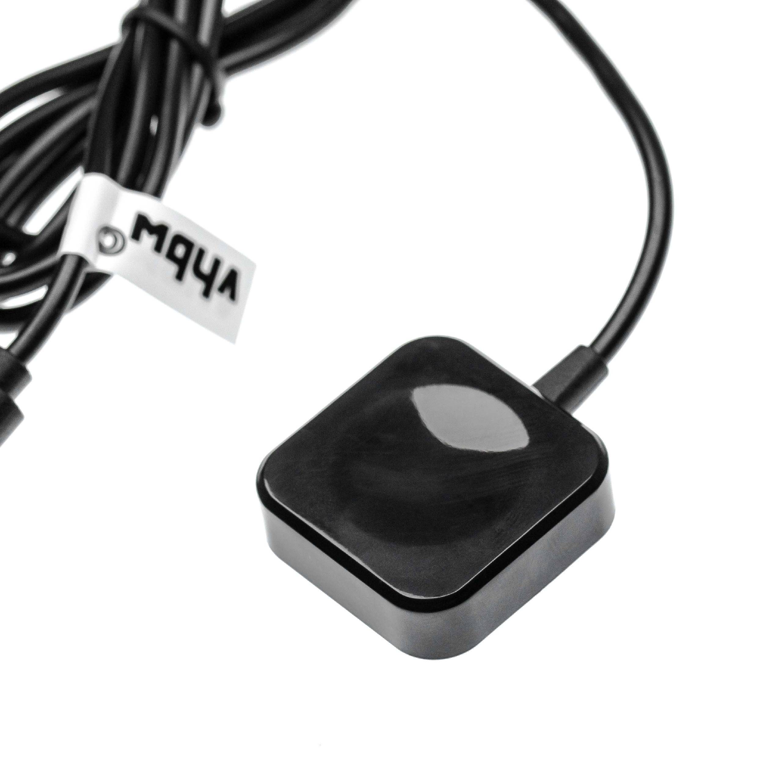 vhbw USB Ladekabel kompatibel mit Apple Watch 5, 1, 2, 3, 4 Smartwatch, Fitnesstracker - Dockingstation Schwarz, 98 cm-0
