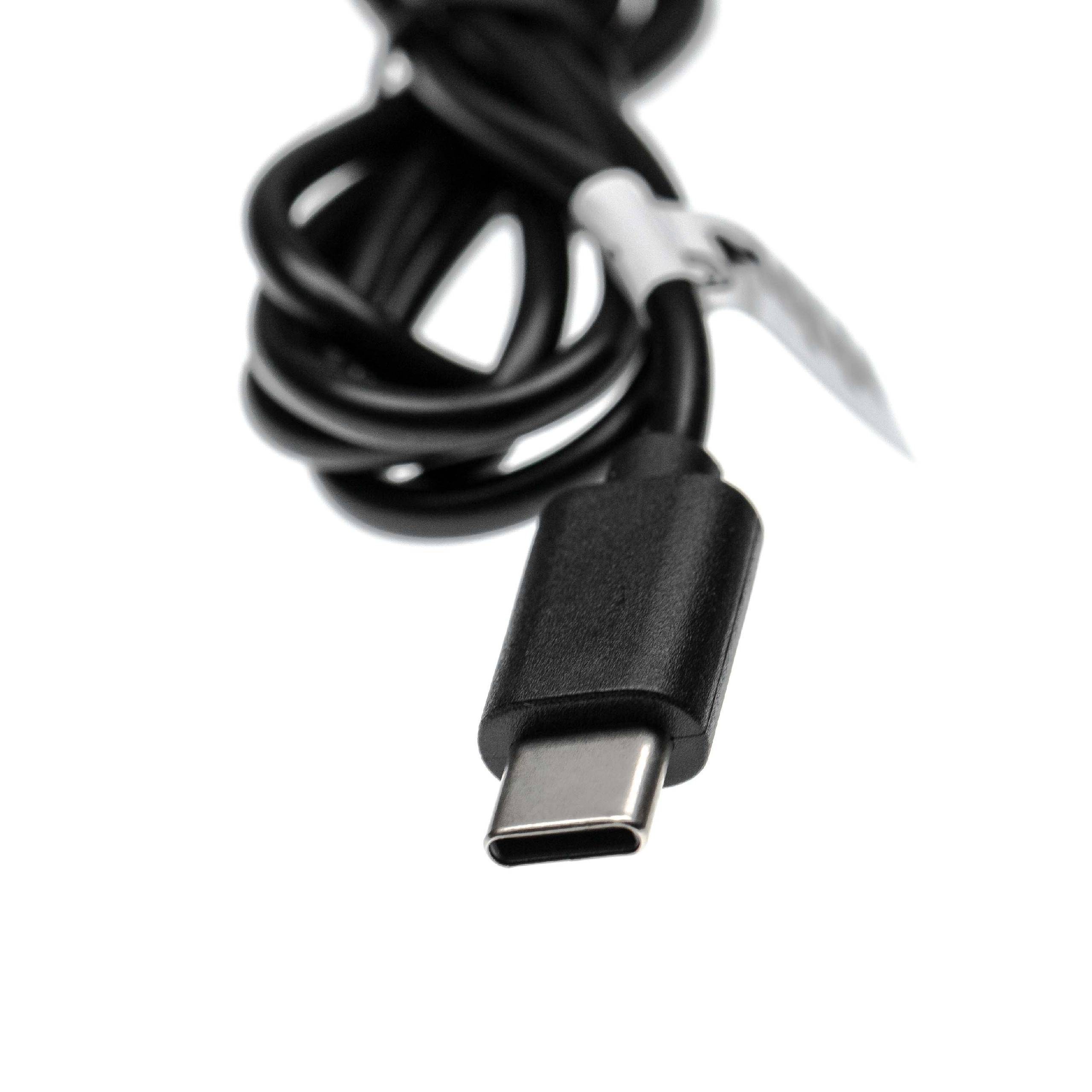 vhbw USB Ladekabel kompatibel mit Apple Watch 5, 1, 2, 3, 4 Smartwatch, Fitnesstracker - Dockingstation Schwarz, 98 cm-1