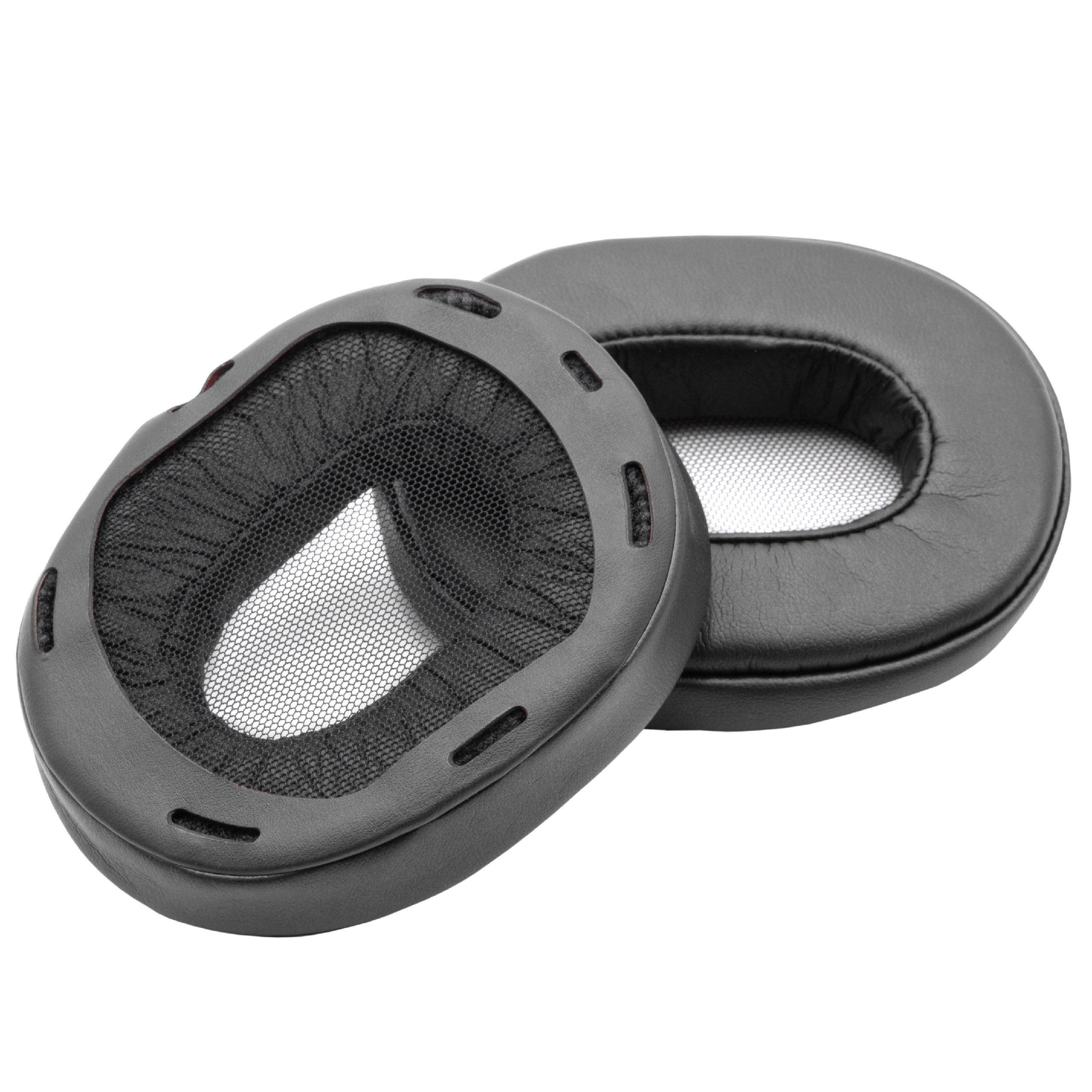 vhbw Ohrpolster kompatibel mit Sony MDR-1R | MDR-1A-DAC, MDR-1A, MDR-1ABT Kopfhörer Headset, Polyurethan / Schaumstoff-0