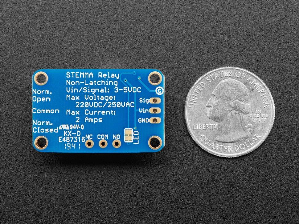 Adafruit STEMMA Non-Latching Mini Relay-4