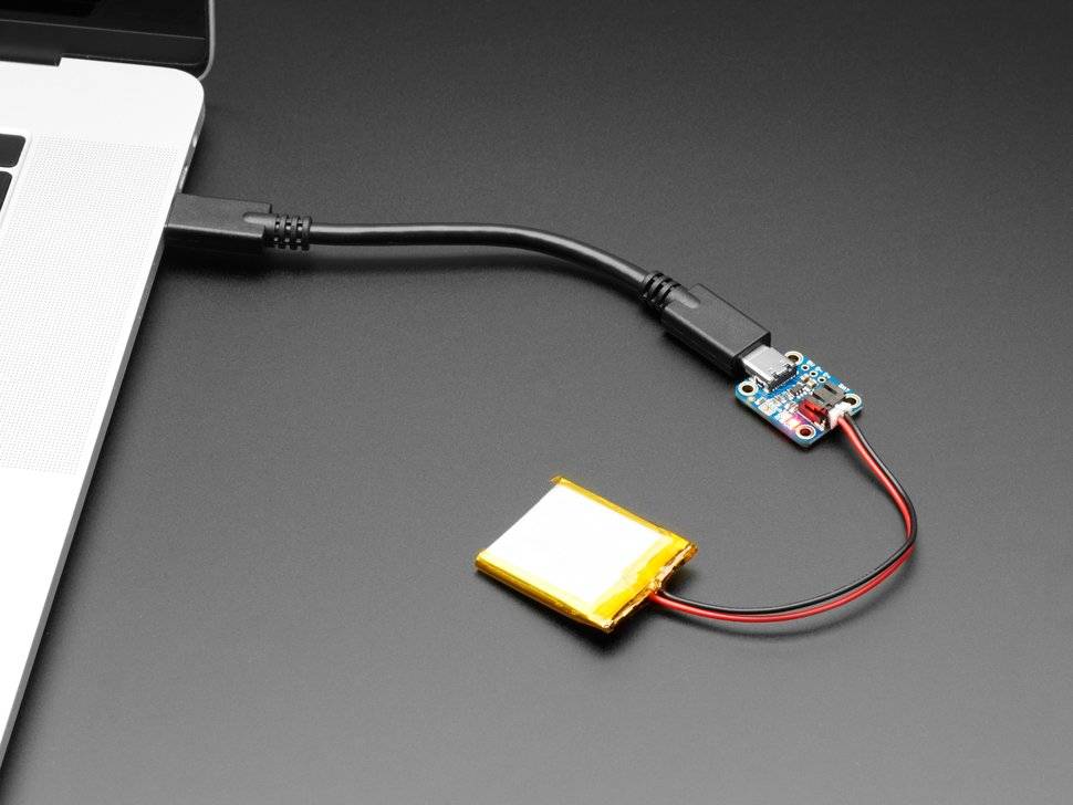 Adafruit Micro-Lipo Charger for LiPoly Batt with USB Type C Jack-4