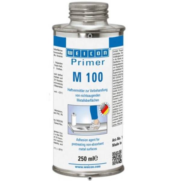 WEICON Primer M 100 Haftvermittler für nichtsaugende Metalloberflächen 250 ml farblos, transparent