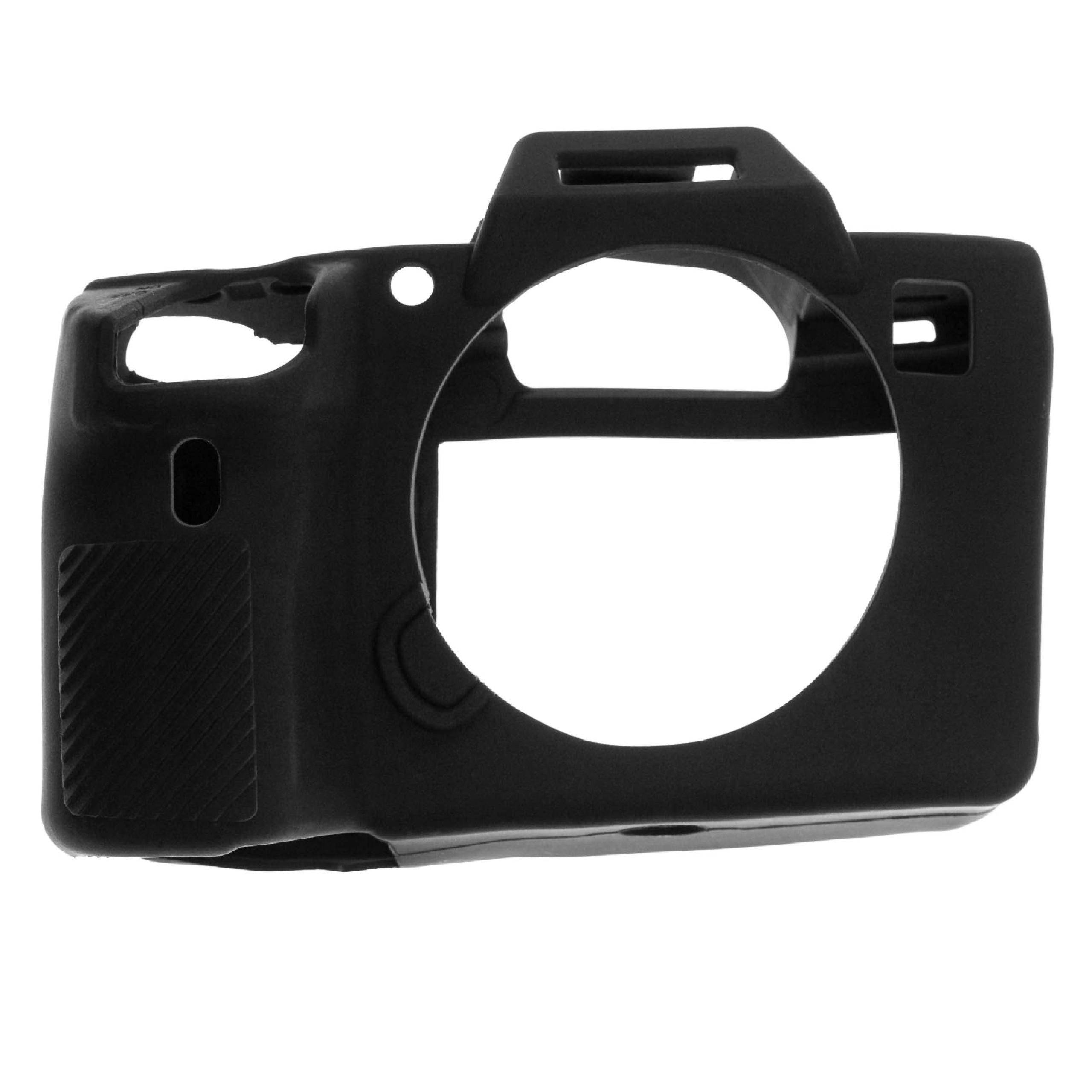 vhbw Hülle kompatibel mit Sony Alpha 7R III | 9, 7 III Kamera - Case, Silikon Schwarz-1
