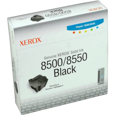 6 Xerox Colorsticks 108R00672 schwarz