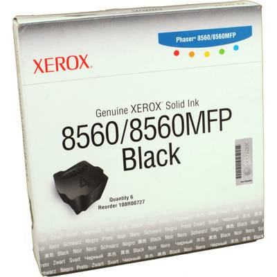 6 Xerox Colorsticks 108R00727 schwarz
