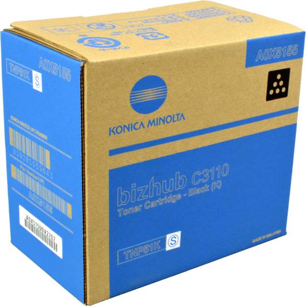 Konica Minolta Toner TNP-51K A0X5155 schwarz