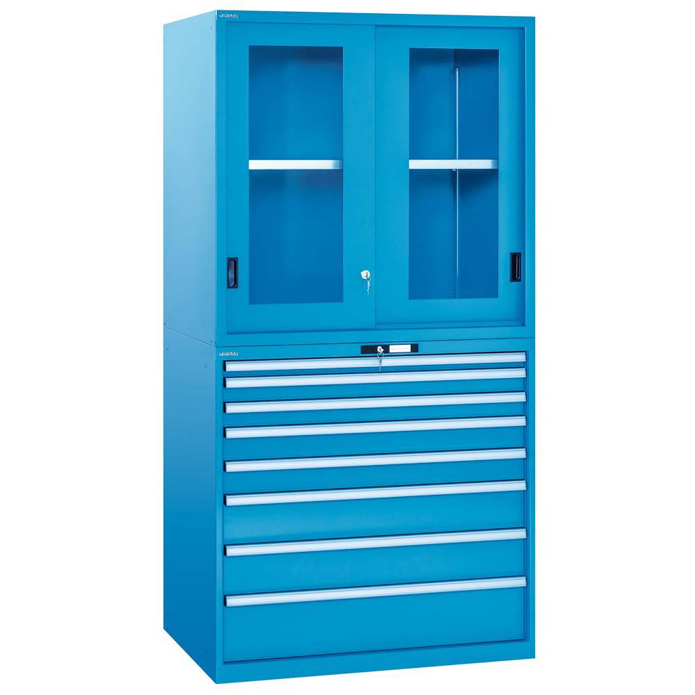 Aufsatzschrank bl 2x36x36E 1000x1431x725-0