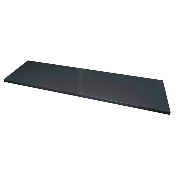 Fachboden, Breite 1600 mm, RAL 7021 schwarzgrau