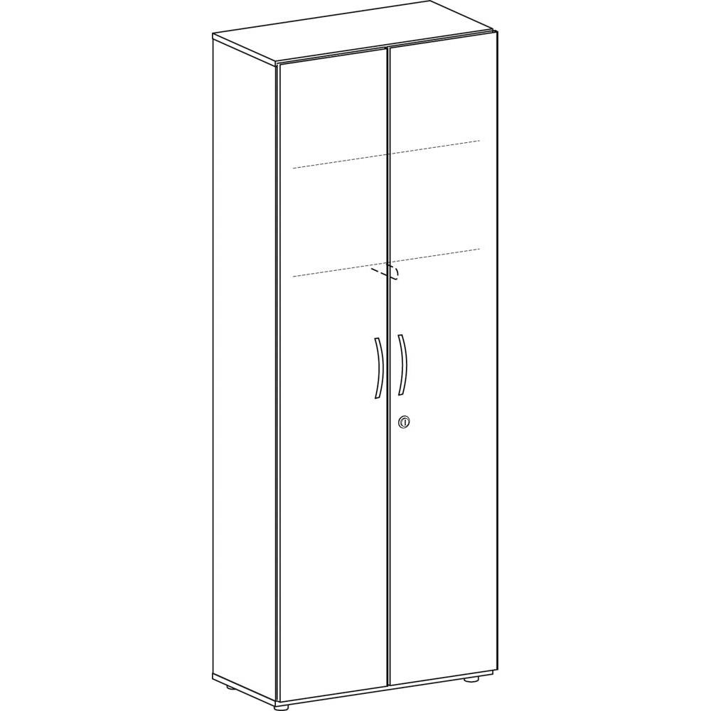 Flügeltürenschrank Flex 6OH Garderobe l.grau - Artikel: 821025581
